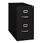 Hirsh Commercial 2-Drawer Vertical File Cabinet, Letter Size, Lockable, 28.375"H x 15"W x 26.5"D, Black (14101)~#|#~0B2EF833-828D-44FD-8C341A53BCEED8BC_sc7