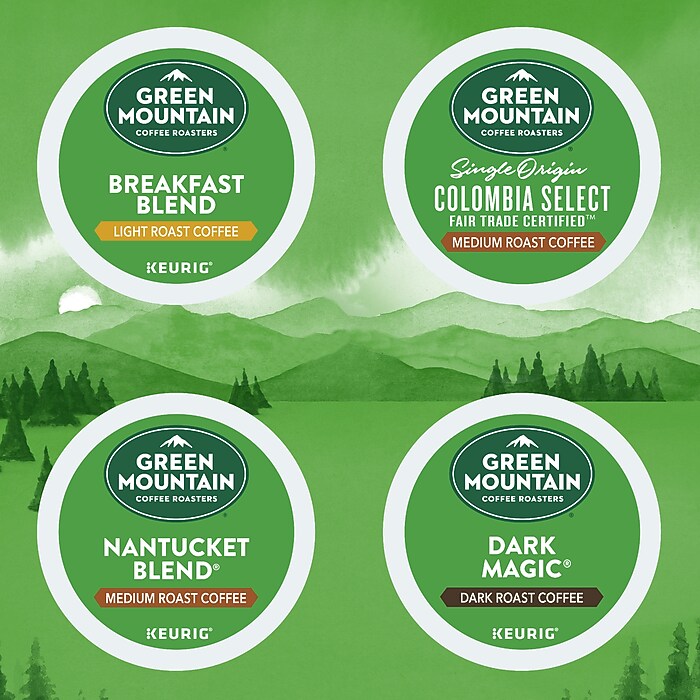 Green Mountain Variety Pack Coffee Keurig® K-Cup® Pods, 96/Carton