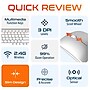 Delton N36 Wireless Keyboard and Optical Mouse Combo, White (DKMN36-WW)~#|#~0B31FD15-1261-470D-BB8E1A1EF9F783D3_sc7