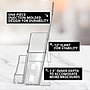 Azar Displays Trifold Brochure Holder, Desktop/Countertop, Top Loading, Clear Acrylic, 2/Pack (252922-2PK)~#|#~0B32DD2B-6CF8-4389-AB0647F4F102867B_sc7