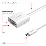 Staples TECH USB-C to VGA Audio/Video Adapter, Male to Female, White (ST62367)~#|#~0B33C6C0-3D22-4AA9-98FEB24BB492D428_sc7