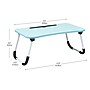 Mind Reader 13.75" x 23.5" MDF/Metal Lap Desk/Laptop Stand With Folding Legs, Blue (LBSTUDY-BLU)~#|#~0B3694DB-B57C-4CF3-A0E1EA30E60C2027_sc7
