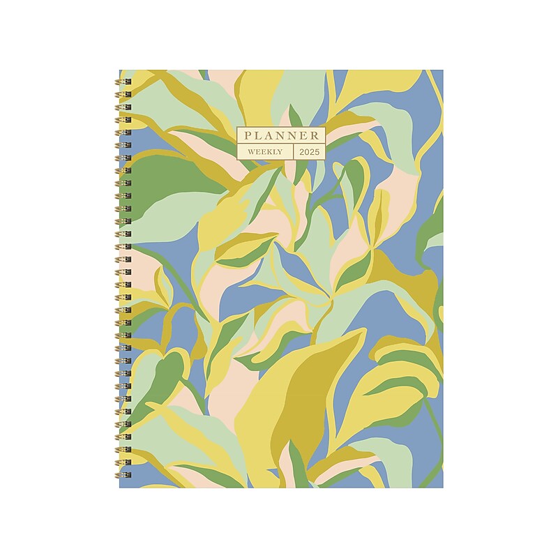 2025 TF Publishing 9" x 11" Weekly & Monthly Planner, Paperboard Cover, Multicolor (25-9706) image 1