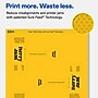 Avery Laser/Inkjet Sealing Labels, 5-1/8" x 4", Bright Yellow, 240 Labels/Box (19479370719)~#|#~0B381CB8-8DC2-4B37-9B73C904BCC3C1EA_sc7