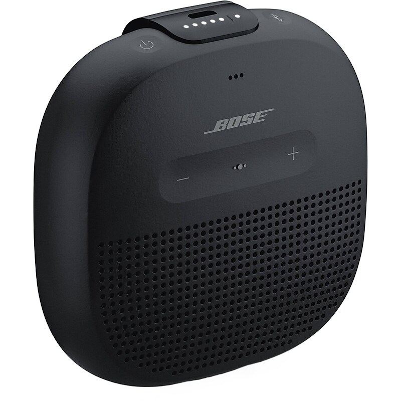 Bose Soundlink Micro Wireless Bluetooth Portable Speaker, Waterproof, Bose Black (895098-0100) image 1