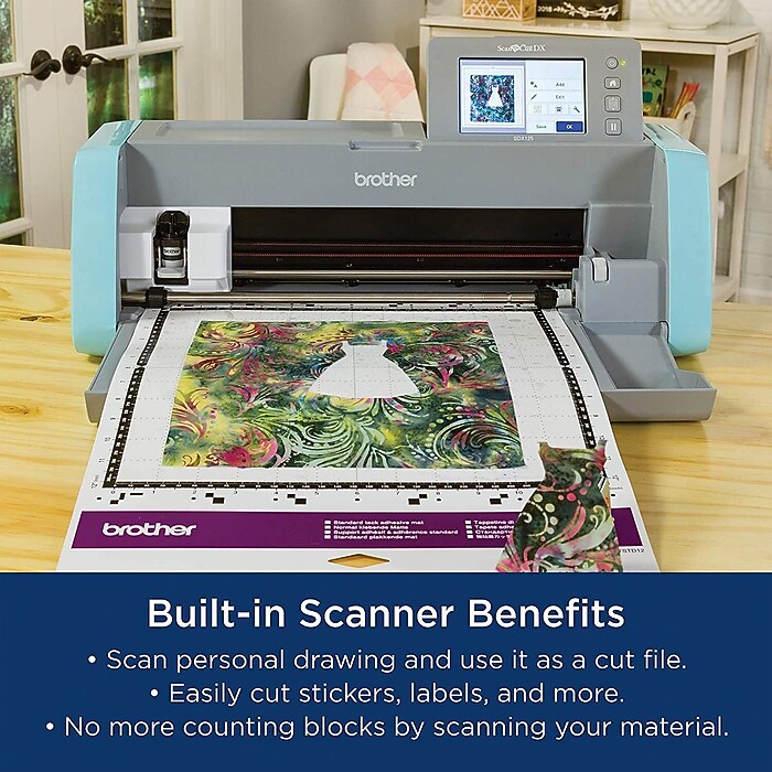 Brother ScanNCut DX Electronic Cutting Machine with Scanner Bundle