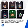 HP Dark Fabric Iron-On Transfers, 8.5" x 11", 20 sheets (8L1U6A)~#|#~0B46A57B-5EB7-466A-ADCC07C3F7DC3997_sc7