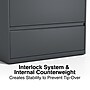 Staples Commercial 4-Drawer Lateral File Cabinet, Letter/Legal Size, Lockable, 52.5"H x 36"W x 18.63"D, Charcoal (60944/20886)~#|#~0B4AD047-2642-4419-8AD52F50184BF198_sc7