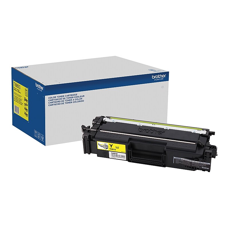 Brother TN810 Yellow Standard Yield Toner Cartridge (TN810Y) image 1