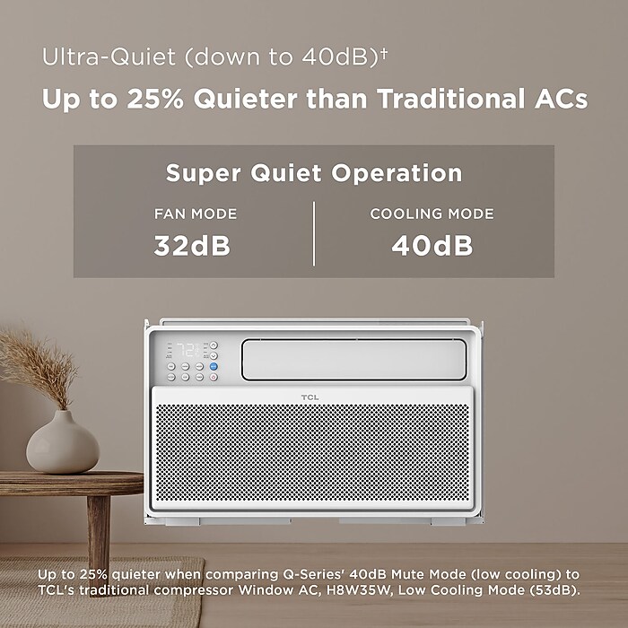 TCL Energy Star 115-Volt 8,000 BTU Window Air Conditioner with