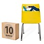 Seat Sack Polyester Seat Storage, 10" x 19" x 10", Yellow, 10/Pack (40119BUNDLE)~#|#~0B532A47-6B69-47E2-A8DD5D2FEEFD1751_sc7