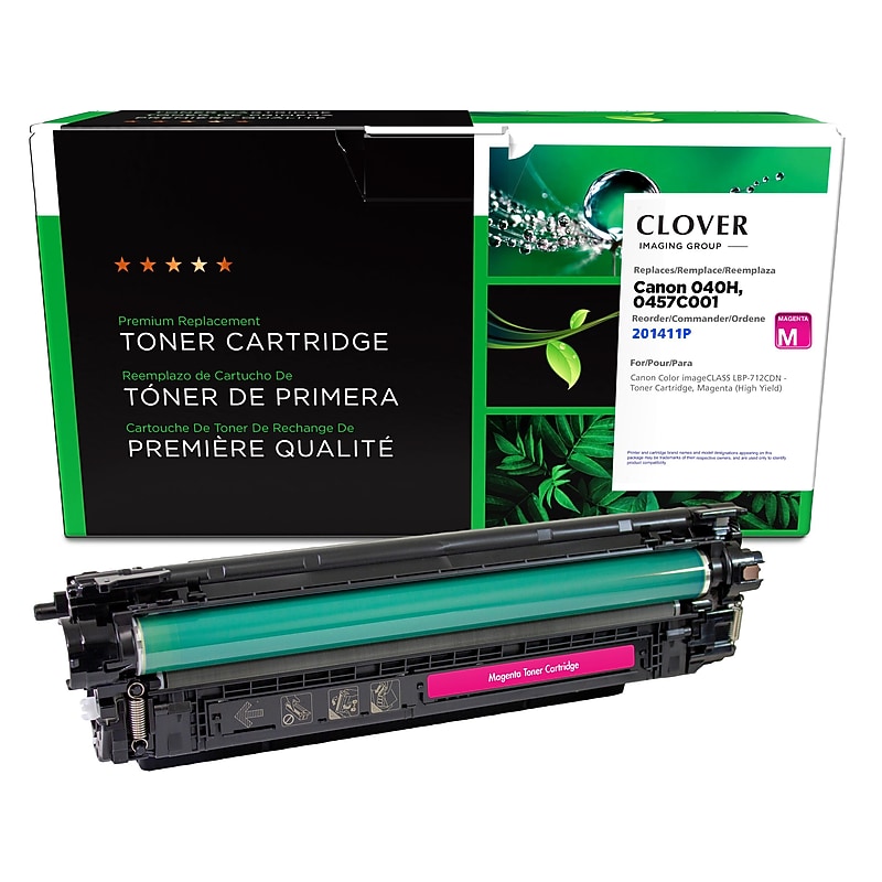 Clover Imaging Group Remanufactured Magenta High Yield Toner Cartridge Replacement for Canon 040H (0457C001) image 1