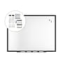 TRU RED™ Magnetic Steel Dry Erase Board, Black Frame, 4' x 3' (TR61181)~#|#~0B56119B-9CD5-452F-A7C112252AC35FF3_sc7