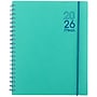 2025-2026 Mead Color Pop 8.5" x 11" Calendar Year Weekly & Monthly Planner, Plastic Cover, Aqua (1604-905-26)~#|#~0B58ACE2-C44F-40FA-AF92136C042329A2_sc7