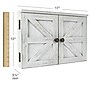 Excello Global Products Distressed White  Barndoor Chalkboard/Corkboard (EGP-HD-0156)~#|#~0B5AE49C-5708-4677-96421C10DF89A5C1_sc7