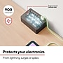 Staples TECH 3-Outlet 3-USB Port Surge Protector, 5', 900 Joules, Black (ST62770)~#|#~0B60E64F-6799-4626-A4D6F5EF580104FB_sc7