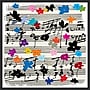 Amanti Art Floral Music Notes by Jenny Frean Framed Canvas Wall Art Print, 30" x 30" (A42678027404)~#|#~0B64FEBD-D361-416F-B7FC6CE349848030_sc7