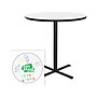 Correll 48" Round Dry-Erase Markerboard Cafe Table, Frosty White/Black (BXB48DER-80)~#|#~0B662999-7CF1-4138-A0510040AF513929_sc7