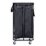Household Essentials 1-Section Rolling Hamper, Canvas, Black (HE1094)~#|#~0B68070C-EFD7-434C-A1C42D68DFDF2BAF_sc7