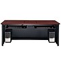 VersaDesk Enclosed Revolution 72"W Computer Desk, Cherry/Black (RSD7230-BC)~#|#~0B6FCC9C-A8B6-433B-97D51E4E03ABB38C_sc7