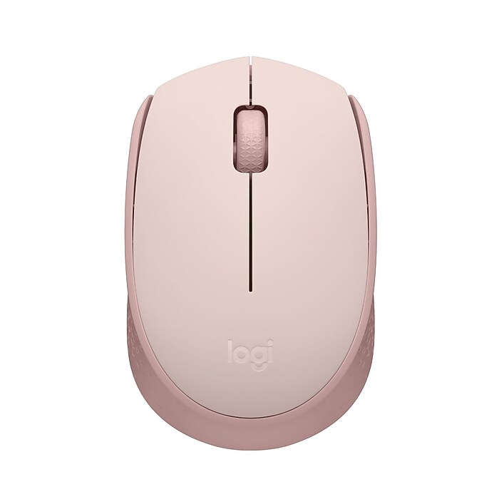 Logitech M170 Wireless Ambidextrous Optical Mouse, Rose (910