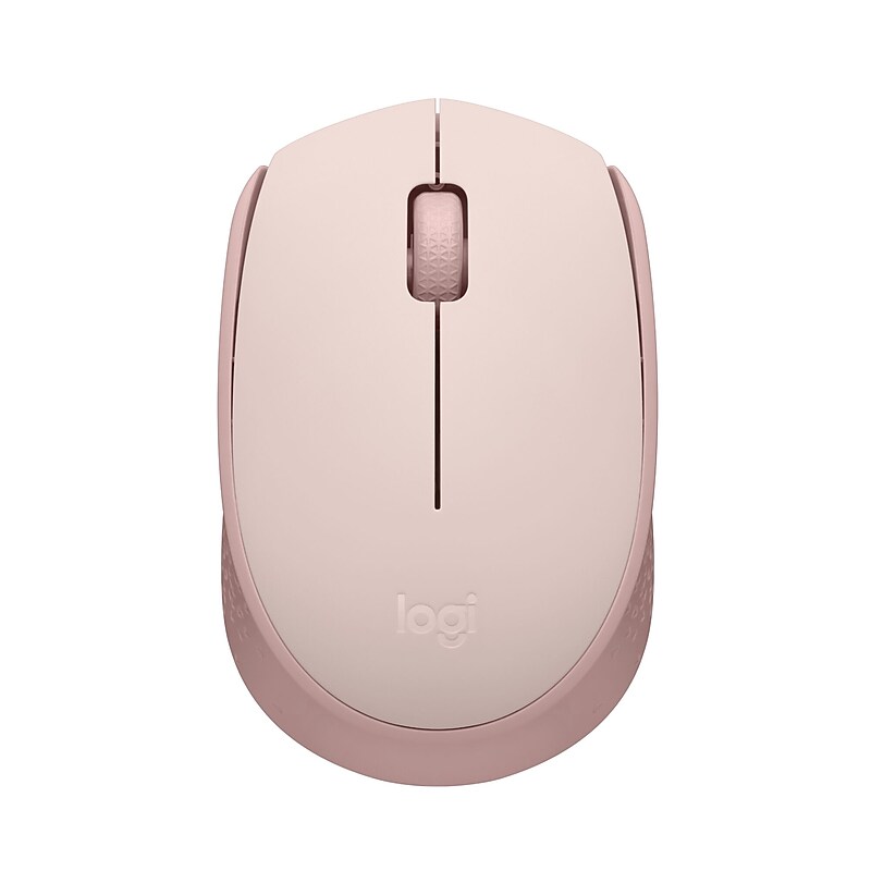 Logitech M170 Wireless Ambidextrous Optical Mouse, Rose (910-006862) image 1