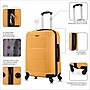 InUSA Pilot 24" Hardside Suitcase, 4-Wheeled Spinner, TSA Checkpoint Friendly, Mustard (IUPIL00M-MUS)~#|#~0B7AAC04-AB10-4D49-B82ADE74AFF1D4A2_sc7
