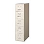 Hirsh Commercial 5-Drawer Vertical File Cabinet, Letter Size, Lockable, 61.375"H x 15"W x 26.5"D, Putty (17777)~#|#~0B834D10-1050-48DF-9BB0496179AEC713_sc7
