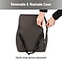 Mind Reader Memory Foam Ergonomic Lower Back Cushion Office Chair Support, Gray (VERTBACK-GRY)~#|#~0B8565E7-1B79-46EA-873B1712FB1BBE15_sc7