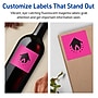 Avery Square Laser/Inkjet Multipurpose Labels, 2.75" x 2.75", Neon Magenta (480/Box)~#|#~0B8AA63A-8698-4EDE-9E887924D0F31EF3_sc7