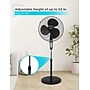 Black & Decker 18" Oscillating Pedestal Fan with Remote, 3-Speed, Black (BDSF18MB)~#|#~0B8C452E-1257-4523-929386E3830B9675_sc7