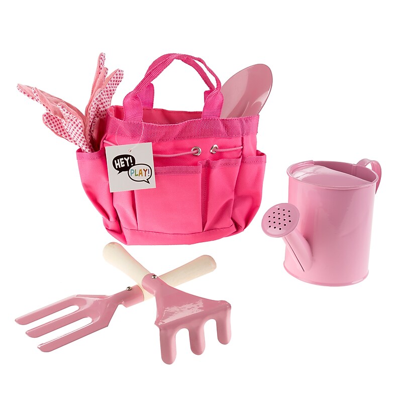 Hey! Play! Garden Tools Set, Pink (80-PP-GSC) image 1