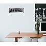 Marking Products, Inc. Brushed Metal Office Signs, 3" x 9" (098209)~#|#~0B8F0306-F950-4658-82D0630FCABEA7ED_sc7