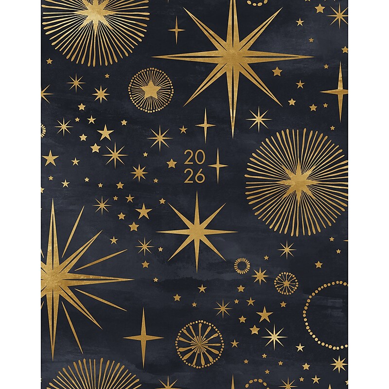2026 Willow Creek Starry Night 7.5" x 9.5" Calendar Year Monthly Planner, Paperboard Cover (57582) image 1