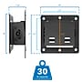 Mount-It! Low Profile Tilting TV Wall Mount, Fits Screens up to 32", 30 lbs. Max., Black (MI-6524)~#|#~0B92B340-32DD-4A37-9CB0FCE10F3D970B_sc7