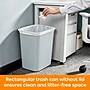 Coastwide Professional™ Indoor Trash Can Without Lid, Gray Soft Molded Plastic, 7 Gallon (CW56431)~#|#~0B977ED0-DA5E-4677-A286574C4DC1C2B2_sc7