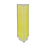 Azar 60" x 16" Pegboard Tower Floor Display on Revolving Base, Yellow (700450-YEL)~#|#~0B9AE682-4857-433D-B31D6C9AB32AEE41_sc7