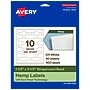 Avery Wraparound Band Laser/Inkjet Multipurpose Labels, 1.5" x 3.5", Off-White (400/Box)~#|#~0B9B4726-4EF5-4876-A97D0C07541C8D21_sc7