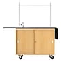 Diversified Woodcrafts Mobile Science Laboratory Rectangular Demo Unit, 48" x 24", Black (4121K)~#|#~0BA0E4F1-8573-4433-B9E55ED0B0998F17_sc7