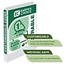 Samsill Earth's Choice Plant-Based Heavy Duty 1" 3-Ring View Binders, D-Ring, White (16937)~#|#~0BA708F0-1558-4DC9-861F51C527941F7A_sc7