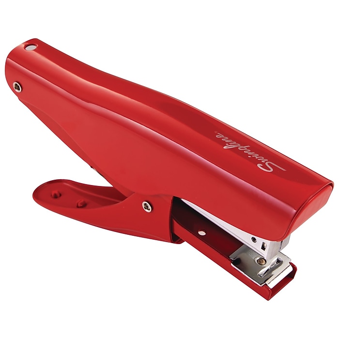 Swingline Vintage Plier Stapler, 25-Sheet Capacity, Red (S701059