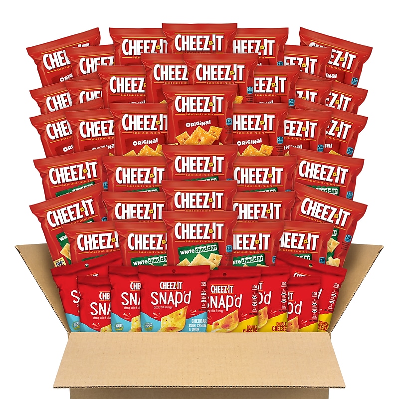Cheez-It Crackers Variety Box, 1.5 oz., 45 Packs/Box (700-00122) image 1