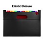 Staples Plastic Accordion File, 25-Pocket, Letter Size, Multicolor (TR45523)~#|#~0BAC0BEF-11E5-45B7-8AF29DC67EB8B647_sc7