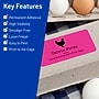 Avery Laser/Inkjet Multipurpose Labels, 4"  x 2", Neon Magenta, 100/Pack (94733)~#|#~0BAF9FB5-3A23-465B-9F1E1E92CD661C38_sc7