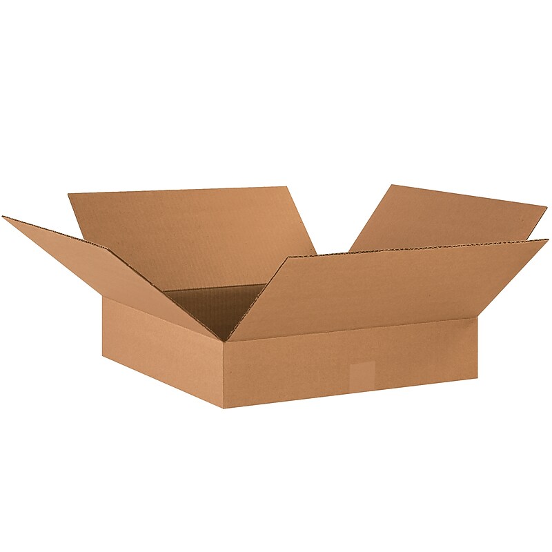 18" x 18" x 4" Shipping Boxes, 32 ECT, 25/Bundle (BS181804) image 1