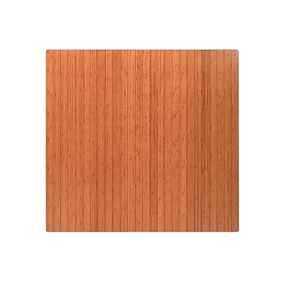 Anji Mountain Standard Bamboo Carpet & Hard Floor Chair Mat, 48″ x 52″, Walnut (AMB24051) Sansujyuku sansujyuku.com