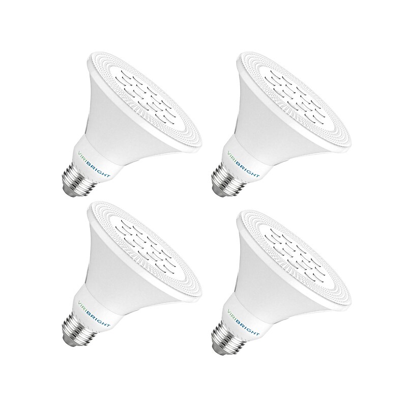 Viribright 9-Watts Soft White LED Floodlight Bulb, 4/Box (754607-4) image 1