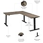 Bush Business Furniture Move 60 Series 60"W L Shaped Adjustable Standing Desk, Modern Hickory (M6SL6078MHBK)~#|#~0BB53FD9-56F4-4757-A7CD9FC50D05EA9D_sc7