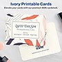 Avery Integrated Cards, 4.25" x 5.5", Matte Ivory, 100/Box (95276)~#|#~0BB89AC9-82AD-42B1-8F96476D972716D5_sc7