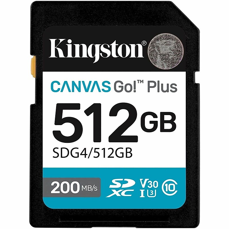 Kingston Canvas Go Plus SDXC Card 512GB image 1
